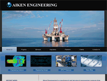 Tablet Screenshot of aikenengineering.com